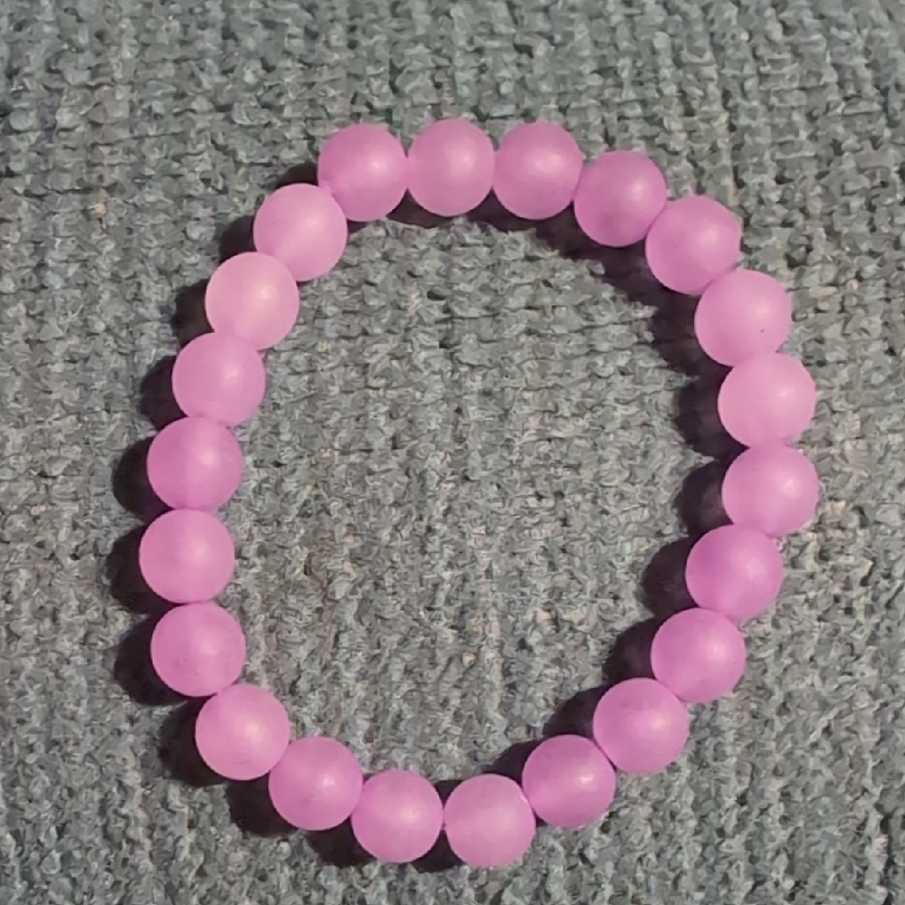 Purple Beaded Bracelet